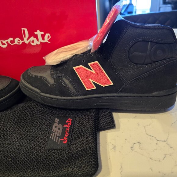 New Balance Numeric x Chocolate 480 High NM480CHC MENS SIZE 10 NEW - Picture 2 of 16